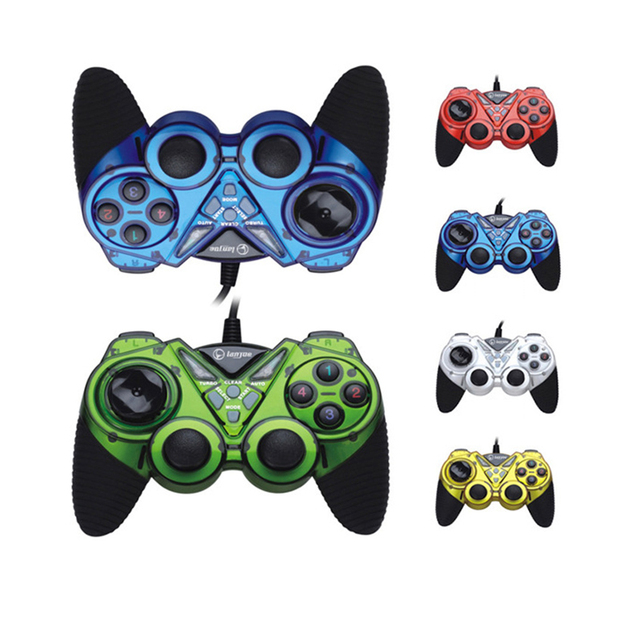 USB Wired PC Game Controller Gamepad Joystick for Windows PC Computer