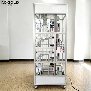 แบบจำลองลิฟต์หนีไฟแบบโปร่งใส 4/6 ชั้น พร้อมระบบเชื่อมต่อฉุกเฉินโลหะ สำหรับโรงแรมและโรงพยาบาล - Product Image 3
