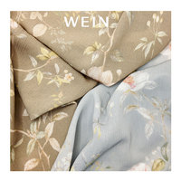 WI-B05 Fabrik preis Chiffon bedruckter Stoff Benutzer definiertes Muster Mode Frau Blumen Hochzeits kleid Stoff Bedruckter Crinkle Stoff