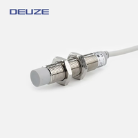 ICA12MN08N2 Sensor de Proximidad Inductivo NPN/PNP de 8mm, 3 Cables, CC, IP67, Diseño Cilíndrico Universal M12, Sin Montaje Empotrado, con LED, ¡Gran Oferta!