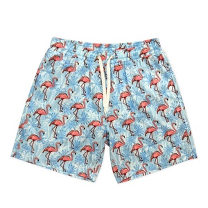 กางเกงขาสั้นชายหาดฤดูร้อนสำหรับผู้ชาย-ใส่สบาย ซับเหงื่อ ระบายอากาศได้ดี เป็นมิตรกับสิ่งแวดล้อม สวมใส่สบายๆ เอวยางยืด ผ้าไม่ทอ ความยาวห้าส่วน - Product Image 3