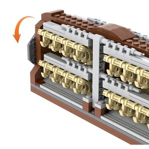 Ensemble de construction de vaisseaux d'attaque de plâneurs de combat de l'armée clone avec 32 soldats de combat, jouets de construction de porte-troupes, cadeau pour les fans de Star Wars - Product Image 5