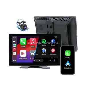 Navigation GPS portable pour voiture 9 pouces, écran tactile HD, GPS intégré, CarPlay sans fil, <span class=keywords><strong>Android</strong></span> Auto, montage sur tableau de bord OEM - Product Image 1