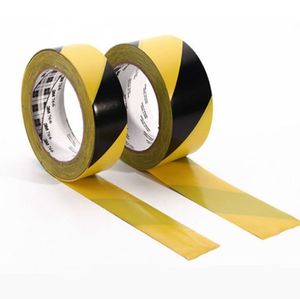 Ruban de signalisation 3M 766 en PVC, noir et jaune, imperméable, en caoutchouc, pour avertissement de danger, offre d'impression, ruban VHB simple face, double verrouillage - Product Image 6