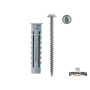 Chevilles en nylon SX-SP Fischer avec vis cylindrique (50pcs) - Product Image 1