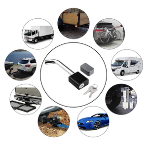 अनुकूलित ट्रेलर हिच रिसीवर लॉक पैडलॉक शैली और स्विस हेड दिया 5/8 इंच फिट बाइक रैक ट्रे बॉल माउंट - Product Image 6