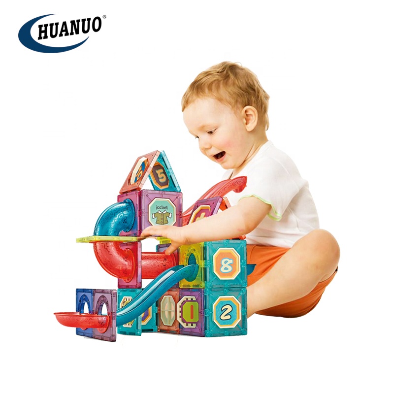 Детские развивающие роликовые шары 3D Магнитные строительные блоки 72 шт магнитные плитки