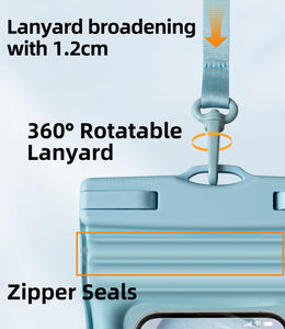Bolsa <span class=keywords><strong>de</strong></span> teléfono impermeable inflable <span class=keywords><strong>de</strong></span> doble <span class=keywords><strong>seguro</strong></span> con tira <span class=keywords><strong>de</strong></span> sellado TPU Airbags flotantes al aire libre deportes acuáticos bolsa <span class=keywords><strong>de</strong></span> teléfono celular - Product Image 6
