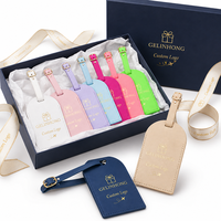 Étiquette de bagage en cuir PU avec logo personnalisé, étiquette d'identification de valise personnalisée pour les voyages, les affaires, les cadeaux promotionnels d'entreprise