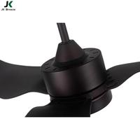 Ventilateur de plafond LED de 52 pouces avec lumière, 3 pales en ABS, télécommande à intensité variable, ventilateur de plafond moderne pour chambre à coucher