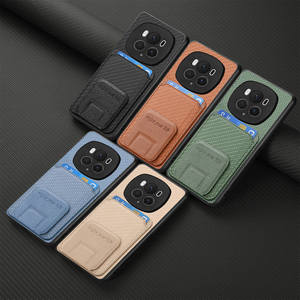 เคสโทรศัพท์แบบกระเป๋าสตางค์พร้อมขาตั้งที่มองไม่เห็นสำหรับ Huawei Pura80 Mate 80 <span class=keywords><strong>Pro</strong></span> Honor 500ที่ใส่บัตรแม่เหล็กกันกระแทก - Product Image 6