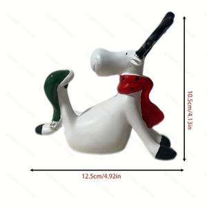 Figura Decorativa de Resina de Reno, Estilo Nórdico Ecológico, con Hadas y Ángeles, para Decoración del Hogar, Mesa, Vinoteca, Regalo de Año Nuevo o de Inauguración de Casa - Product Image 3