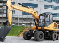 Колесный экскаватор Top Brand W915EG4 MAX 14.3T с объемом ковша 0.6 куб.м и двигателем 108 кВт для строительных работ