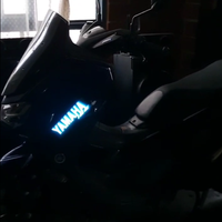 Autocollants décoratifs électroluminescents à haute luminosité pour moto avec lumière constante ou effet de clignotement automatique