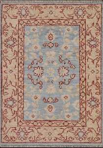 Oriental hecho a mano 2x3 Foyer alfombra Multicolor personalizable acento alfombra vegetal tinte Oushak azul estilo turco algodón abstracto - Product Image 4