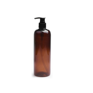 Square PET Shampoo Lotion Pump Bottle with Screen Printed Pump Sprayer - Product Image 1
