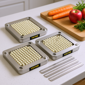 Vevor 1/4 Inch Chopper Blade Assembly 6 Stainless Steel Dicer Parts for Carrots Fruit Vegetable <b>Tools</b> - Product Image 2