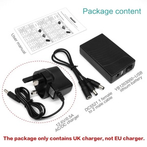 Chargeur 12,6 V 0,5 A DC5521 12 V 3000 mAh Batteries à courant continu pour bande lumineuse LED/bande lumineuse - Product Image 6