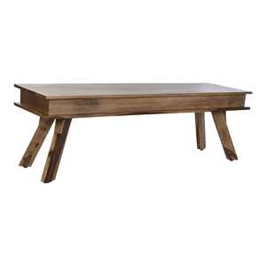 TABLE BASSE EN SHEESHAM NATUREL 140x40x45 - Product Image 1