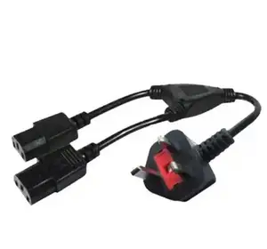 2 pin power cable uk 10A 13A 5A 3A 7A power cords extension lead C13 uk power cord uk plug cable