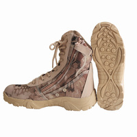 Botas de Selva de Caña Alta con Estampado de Camuflaje Python para Hombre, para Senderismo y Caza al Aire Libre, OEM ODM Personalizado, ISO CE