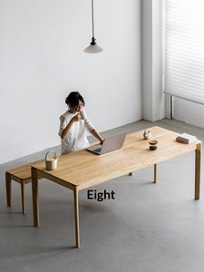 Banco de Madera Maciza de Diseño Artístico Moderno, Taburete para Cambiar Zapatos con Empalmes de Troncos para Sala de Estar y Uso Doméstico - Product Image 3