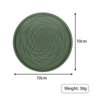 Sous-verres en silicone à motif floral, tapis résistants à la chaleur pour tasses, mugs et café, pour le bureau, la maison et la cuisine