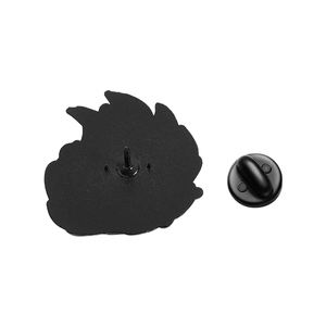 Lustige flammende Spud Emaille Pin Feuer Kartoffel mit Zitat das würzige Brosche Schmuck Geschenk für Freunde Großhandel - Product Image 5