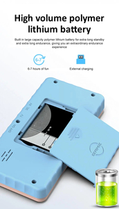 Console de <span class=keywords><strong>jeu</strong></span> portable rechargeable avec connexion TV et mode <span class=keywords><strong>deux</strong></span> joueurs, appareil de <span class=keywords><strong>jeu</strong></span> vidéo rétro classique pour enfants et adultes - Product Image 4