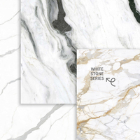 Dalle de granit artificiel gris moderne de grande taille 1600x3200MM pour sol/mur intérieur, effet jadéite froide, grand format pour mur de douche et plan de travail