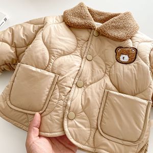 <span class=keywords><strong>Veste</strong></span> en coton ours en peluche pour enfants 0-5 ans vêtements d'hiver pour enfants pour garçons et filles Style dessin animé avec <span class=keywords><strong>veste</strong></span> en coton - Product Image 4