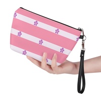 Pochette cosmétique personnalisée à thème arc-en-ciel sapphique gay, impression UV intégrale, pour les voyages, l'organisation des cosmétiques à domicile et la vente au détail