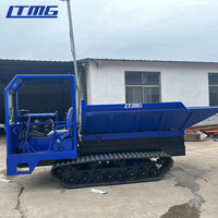 LTMG Nouvelle marque Cheap Track Dumper 3t 4 Ton 5 Ton 6 Ton Mini Crawler Dumper transporteur avec cabine