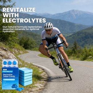 Balas de Eletrólitos Veganas Deliciosas para Hidratação Rápida e Aumento de Energia OEM ODM Marca Privada - Product Image 2