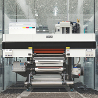 Mesin Printer UV DTF 60cm, Tinta UV Roll 60cm Otomatis Grade untuk Bahan Flex Label Kristal