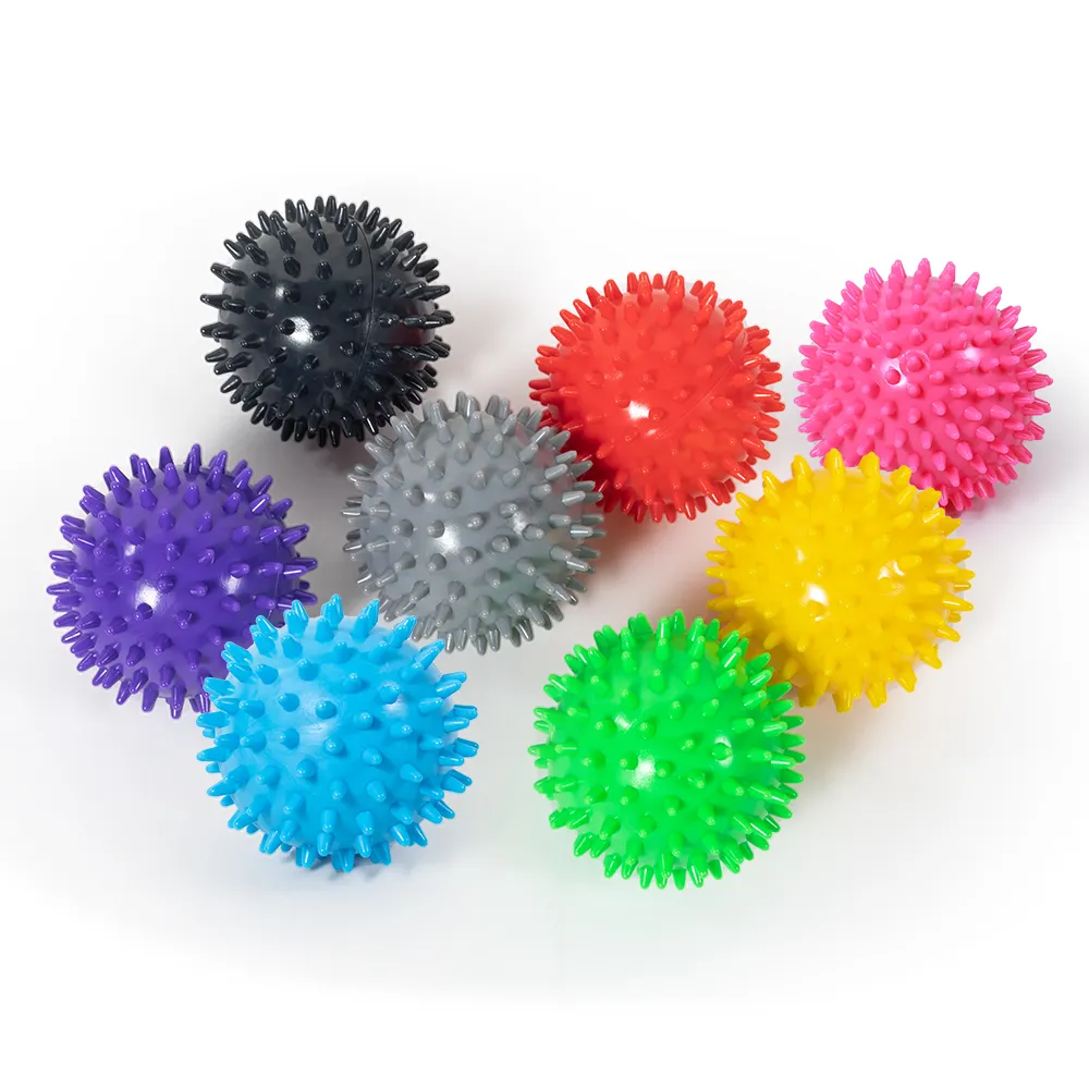 Galecon Spiki Massage Ball Eco Friendly Spiky Ball 7.5cm 9cm Colorful Massage Ball for Sports