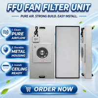 Unidad de Filtro Ventilador Centrífugo (FFU) Modular con Motor EBM de Múltiples Velocidades para Cuartos Limpios en Fábricas Farmacéuticas