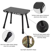 Table de bar portable mini pliable légère pour l'extérieur, idéale pour le camping – Vente chaude directe usine