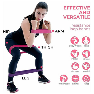 Bandes de Résistance Portables pour la Thérapie Physique, le Yoga, l'Exercice Physique, la Gymnastique à Domicile, Bandes en Caoutchouc - Product Image 3