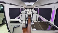 GZYLC Siège de voiture électrique inclinable en cuir de luxe VIP pour la modification de mini-bus, MPV, Hiace, Coaster, Sprinter, Vito, Classe V, V250