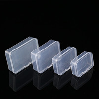 Boîte de rangement empilable en plastique PP transparent recyclable, personnalisable, pour artisanat et pêche, vente en gros OEM de haute qualité