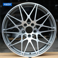 Pour BMW-200 DEAN FORGED DP218 17/18/19/20" Gris clair mécanisé, jante en alliage d'aluminium 6061, design maillé, légère et personnalisée