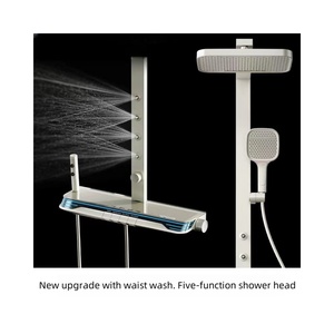 Комплект серого 5-функционального распылителя для ванной - Product Image 4