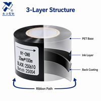 Foil Hot Stamping Premium NY-CN8, Foil Hot Coding untuk Mesin Pengkode Tanggal Kompatibel dengan HP-241 DY-8 Manual dan Otomatis