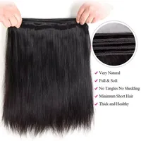 Vente en gros de paquets de cheveux humains vierges de qualité 12a Extensions de vague de corps de couleur naturelle Cuticules de cheveux indiens bruts alignés Double trame