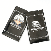 Sacs à surprises en aluminium personnalisés sur le thème de l'anime, style boîte de boosters japonaise, sacs en aluminium pour cartes à collectionner, fabricant d'emballages pour cartes à collectionner