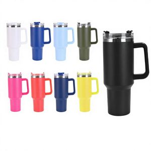 Vaso Térmico para Auto de 40oz con Asa, Generación 40, Acero Inoxidable 304, Portátil, Gran Capacidad, Diseño Moderno y Minimalista, Suministro Directo de Fábrica - Product Image 1
