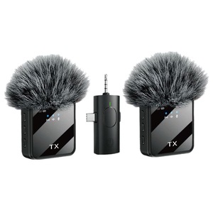 F11 Wireless Lavalier <b>Microphone</b> 2.4G <b>Bluetooth</b> Noise Reduction For Mobile Phone Video Live Streaming - Product Image 2