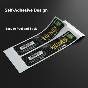 Eco-friendly Halloween stickers, matt paper printing, custom-made Halloween die-cut stickers, party <b>gifts</b> and crafts - Product Image 3