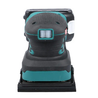 21V Cordless Random Orbital Sander Lithium Battery Rechargeable Square Woodworking Grinding Sander